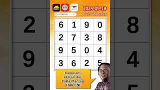 Carta Ramalan 4D Prediction MKT 09182024  Dato Chai ramalan4d toto munger damacairamalan [upl. by Ime]