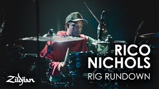 On Tour With Rico Nichols  Zildjian Rig Rundown [upl. by Alverta859]