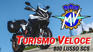 Essai MV Agusta Turismo Veloce 800 Lusso SCS by Sergiomarsbiker [upl. by Keverian]