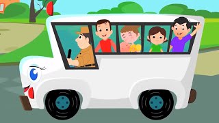 Ruedas en El Bus Cantar junto a Las Canciones para Niños Pequeñosen Español [upl. by Ramoj]