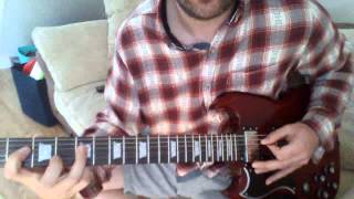 rusted from the rain guitar lesson and tutorial [upl. by Nottus]