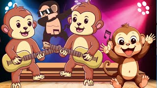 Pop Goes The Weasel  Dance Song  Kids Songs  Rhymes for kids  Poem  Monkey  Cocomalaanrhymes [upl. by Yenitirb]