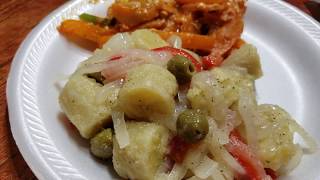 Puerto Rican green bananas pickled Guineitos en escabeche [upl. by Bigner]