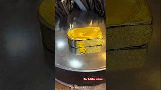 WOW PURE 24K RAW GOLDBAR MAKING shorts short trending shortvideo video gold [upl. by Yuria]