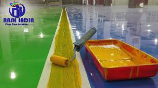 Epoxy Flooring for Home  How we made designer Metallic Epoxy floors  Epoxy Floor  AshiyanaVlogs [upl. by Anner]