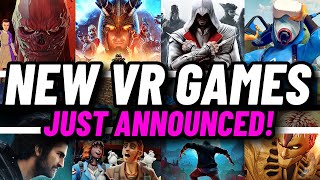 MORE NEW VR GAMES just announced 2023 is HEATING UP  NEW Quest 2 PCVR amp PSVR2 games [upl. by Pournaras]