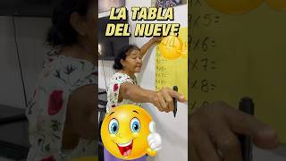 Aprendemos la tabla del nueve [upl. by Xirtaeb201]