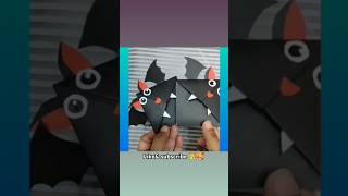 Easy Bookmarks DIYScary 😟 Bat 🦇 Bookmark 🔖 diy shorts papercraftideas likeandsubscribe [upl. by Ailbert]