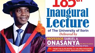 185th Inaugural Lecture [upl. by Llehcear]