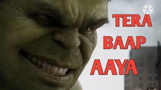 Hulk tera baap aayaTera baap aya versionAngry Hulk😡😡Hulk video song [upl. by Gosney]