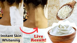 Face pack for glowing skin  Skin whitening at home with Rice Body scrub  Body Polishing [upl. by Gilliette]