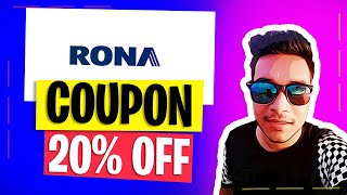 Rona Coupon Code 20 OFF  Rona Promo Code Discount WORKING Yes [upl. by Bowman]