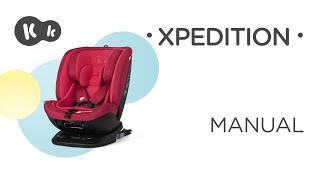 How to install the Kinderkraft XPEDITION swivel car seat  Instruction Manual [upl. by Behah]