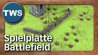 Tutorial Spielplatte zum Klappen mit Scharnier  gaming board TabletopSpielfeld TWS [upl. by Aramac]