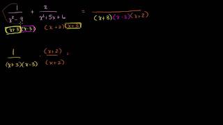 Adding Rational Expressions Example 2 [upl. by Nylhsoj270]