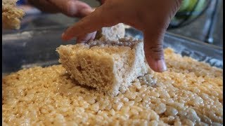 Best Rice Krispies Treats Recipe Ever  We are the Shuklas [upl. by Enaamuj30]