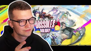 HOLIDAY UPDATE  Arknights  Dossoles Holiday Trailer REACTION Agent Reacts [upl. by Nawotna]