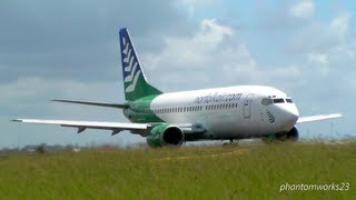 NORFOLK AIR 737300 TAKE OFF 34L SYDNEY AIRPORT [upl. by Nnasus]