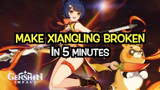 XIANGLING NEW BROKEN GUIDE Never Sleep On This TOPTIER DPS  Genshin Impact [upl. by Bink]