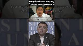 Harry Roque IpinaCite in Contempt ng Kanyang Dating Law Student at Inaanak harryroque congress [upl. by Nostaw]