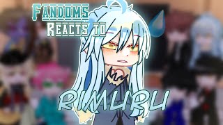 Fandoms Reacts To RimuruFandoms Reacts To EachOther TTIGRAASGCRV [upl. by Winou]