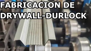 LATAMSTEEL  CONFORMADORA DE PERFIL DURLOCK DRYWALL TABLAROCA MONTANTES Y SOLERAS [upl. by Myriam]