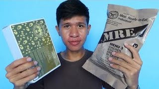 MRE ทหารอเมริกา vs MRE ทหารรัสเซียกล่องเล็ก  MINI US Military MRE vs MINI Russia n Military MRE [upl. by Strohbehn]