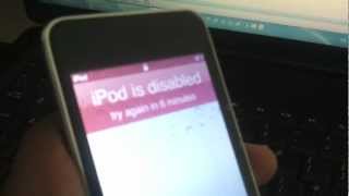 How to reset iPod Touch password if youve forgotten or lost it  Fix iPod Disabled message [upl. by Laniger935]