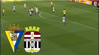 FC Cartagena vs Cádiz CF 12 Resumen  La Liga 2  20242025 [upl. by Aninay916]