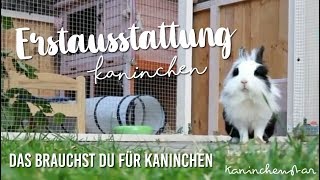 Kaninchen ERSTAUSSTATTUNG  Das brauchst du für deine 1 Kaninchen 💗🐇  Kaninchenstar [upl. by Wells]