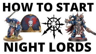 How to Start a Night Lords Army in Warhammer 40K 10th Edition [upl. by Anstus]