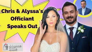 🌟Alyssa amp Chriss Officiants Critical Tweets amp Interview Married at First Sight Season 14 [upl. by Attirehs236]