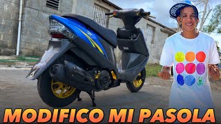 EL PEPE GASTA MÁS DE 60000 MODIFICANDO SU MOTO SUZUKI ADDRES [upl. by Bernardina]