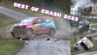 BEST OF RALLY 2023  BIG CRASHES amp MISTAKES BY RCUPVIDEO [upl. by Atilek]