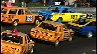 Swadlincote Vets 1999 Banger Racing [upl. by Kcirnek185]