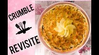 RECETTE CRUMBLE AUX POMMES REVISITE  FACILE ET RAPIDE [upl. by Gurtner]