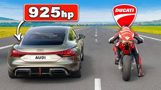 Quickest AUDI RS vs Quickest DUCATI DRAG RACE [upl. by Ikkiv487]