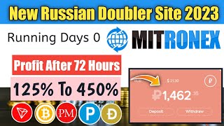 Profitcryptoco New Russian Doubler Site 2023 Running days 0 Live Deposit amp Withdraw [upl. by Aicrag]