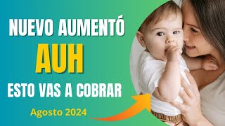 ✅Nuevos Monto de AUH con 46 de aumento en agosto 2024 Cuánto COBRO Anses [upl. by Lairea]