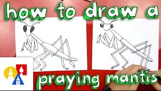 How To Draw A Praying Mantis [upl. by Jewelle]