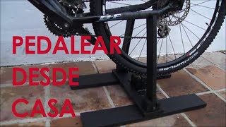 COMO HACER UN RODILLO CASERO PARA BICICLETA [upl. by Isiad]