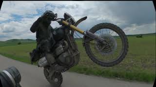 Triumph Scrambler XE  Two Ducati Desert Sled  offroad 2021 [upl. by Nedlog]