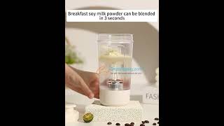 400ML 14oz Electric Protein Powder Mixing Cup Automatic Shaker Mixer Shake Bottle Milk Coffee Blende [upl. by Wheaton]