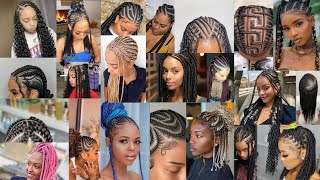 TOP😲Trendy Braid Hairstyles for Black Women Cornrow Hair Ideas for Black Ladies Latest Braids Idea [upl. by Janine97]