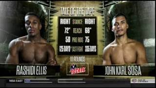 Rashidi Ellis vs John Karl Sosa 42017 [upl. by Uziel968]