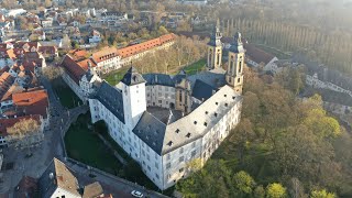 Bad Mergentheim and the Deutschordensschloss  BadenWürttemberg Germany  Drone aerial view [upl. by Broek]