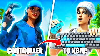 1 WEEK Fortnite Keyboard and Mouse Progression Controller to KBM [upl. by Mukerji802]