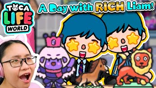 Toca Life World  A Day with RICH Liam [upl. by Leede544]