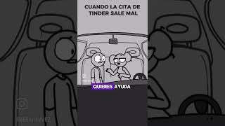 LA CITA TINDER humor animacion2d comedia animacion memes animacionmeme comics carla novia [upl. by Hawger]