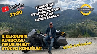 Ekipmanlar Neden Pahalı Rider Denim Kurucusu Timur Aksüt Konuğum [upl. by Jehias]